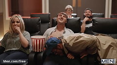 (Dante Colle, Michael Boston) Pound (Troye) Dean Until They Both Cum All Over His Ass - Men - Follow Thumb