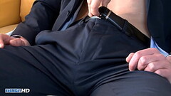 To win a contract, this str8 let us to touch his big dick Thumb