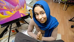Muslim Stepsis Keeps Her Hijab On While Fucking Step Bro - Dania Vega Thumb
