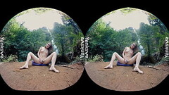 Yanks Beauties Lez Endza And Sierra Cirque At Waterfall Thumb