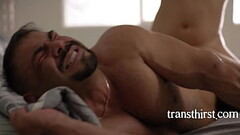 Trans Babe Fucks Cute Flirty Neighbor Draven (TS On M) Thumb