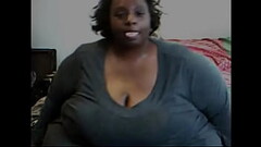 Sexy black ssbbw having fun with her big tittys and dildo! Thumb