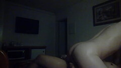 My buddy lays on top of me, our bodies starts gliding and sliding! Thumb