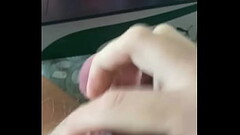 I took my dick in my hand and decided to masturbate Thumb