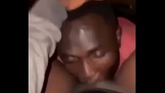 Man eats African sugar mama pussy. Thumb