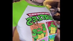 Turtle Power&lt_Teasing in front of the camera, messing around with profile video settings Thumb