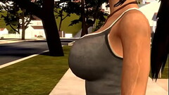 Hot Girl Lara Breast Expansion giantess Growth Thumb