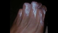 African teen Jerking off in a neighbor'_s bathroom late in night after watching porn all day Thumb
