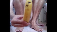 18cm banana in my ass. Thumb
