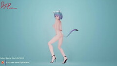 Sexy Catgirl MIA Short Hair front cam Blender render 1560 Thumb