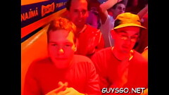 Astounding sloppy gay blowjobs Thumb