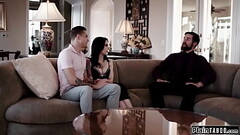 PlainTaboo.com - Babe golddigger has to fuck bf n stepdad Thumb