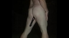 Hitachi up my butt outdoor athletic legs naked Thumb