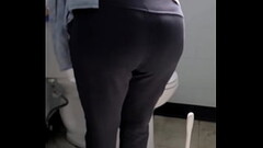 Cleaning lady big butt Thumb