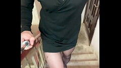 【露出】女装楼道露出：包臀裙/黑丝 Thumb