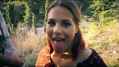 Отличный минет на природе от милой красотки! ( Tg: @ 18 ) Thumb