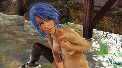 Konosuba - Wet Aqua masturbates in the water - 3D Porn Thumb
