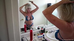 Stepmom sucks her stepson for a custom video request Thumb