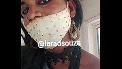 Indian crossdresser slut Lara D'_Souza in sexy lycra saree Thumb