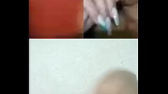 Chamei elas pra chamada de video e rolou uma putaria. Aysla Andrade e Chefona Araujo. Thumb
