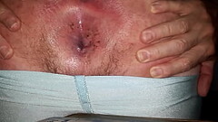 posing &amp_ spreading in a nicer pair of panties.  they&rsquo_re not the sexiest panties but they a Thumb