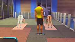 Mulher na academia dando pro personal the sims 4 Thumb