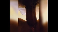Sliding into her wet pussy Thumb