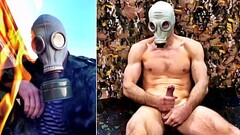 Hot RUSSIAN soldier FOUND a secret BUNKER where HE JERKS OFF and CUMS Thumb