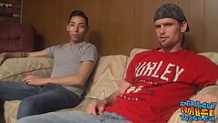 Straight thug Nolan cums on Rion Rivers face after blowjob Thumb