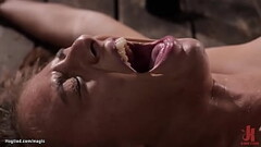 Bound hairy babe anal fisted Thumb