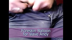 Foreskin balloon for Andy Thumb