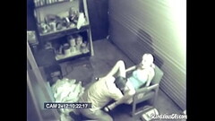 Blonde Girl Fucking hardcore on garage caught on camera Thumb