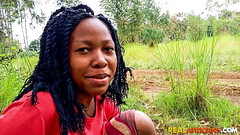 African Park Date ends in Hotel Room Amateur Fuck and Cumshot Thumb
