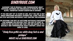 Sindy Rose gothic ass white dong fuck &amp_ anal prolapse Thumb
