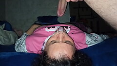 Madura Milf le gusta chupar verga y beso negro para el amigo de su hijo Thumb