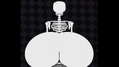 &quot_Funni Skeleton Man&quot_ Rides a Werewolf - BB Thumb