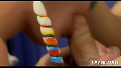 Tight ass twink gets knob Thumb