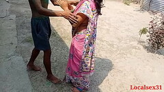 Pink Saree Beautiful Bengali Bhabi Sex In A Holi(Official video By Localsex31) Thumb