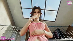 Aerith Pussy Rub Thumb
