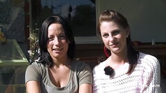 Lesbian Babes Have Sexy Fun Outdoors Thumb
