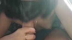 young bitch with closed eyes loves to suck my dick Thumb