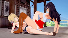 Violet Evergarden x Cattleya Baudelaire - Lesbian Scissoring Thumb