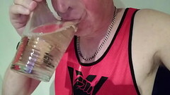 NorthSubA drinking my own piss, cum and spit Thumb
