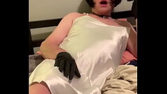 Cd Nikki smoking in lingerie. Vibrator in ass to cumshot. Thumb
