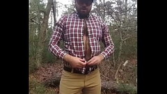 Watch me strip naked in the woods Thumb