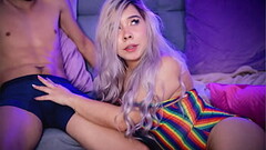Chubby blonde Colombian loves her boyfriend'_s cock Thumb
