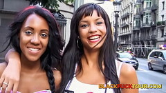 Threesome with Horny Ebony Latina BFFs in Barcelona Thumb