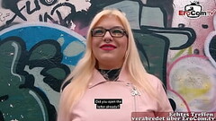Dicke deutsche Blondine mit Naturtitten abgeschleppt zum Fickdate Thumb