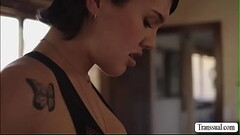 Sexy Tbabe fucks bestfriend while stuck Thumb
