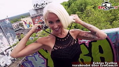 Schlanke deutsche blonde Milf online abgeschleppt f&uuml_r outdoor Sex Thumb